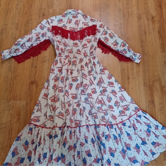 Western Americana patriot dress medium - Picture 2 of 9
